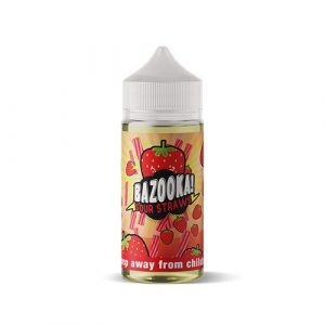 Strawberry Sour Straws By Bazooka